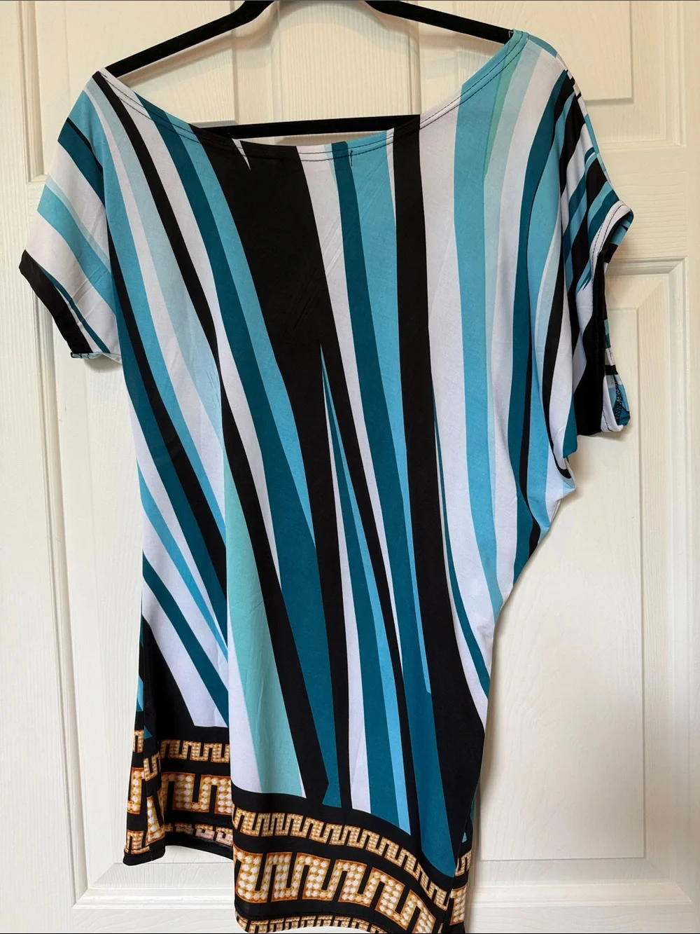 Cyn by City Studio Striped Multicolor Top - Picture 6 of 6